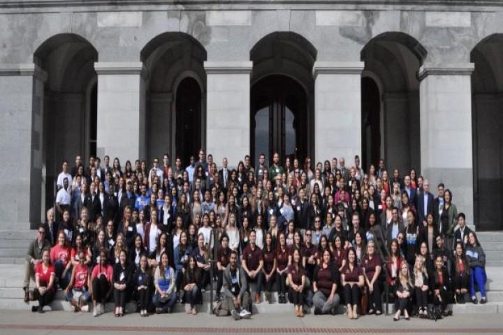 Public Health students posing 